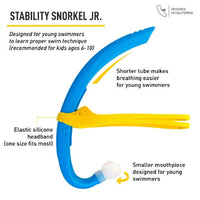Finis - Stability Snorkel Junior - Ocean Blue